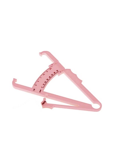 Fitness Için Vücut Plastik Skinfold, Yağ Ölçer,yağ Kaliper, Caliper 17 Cm Pembe