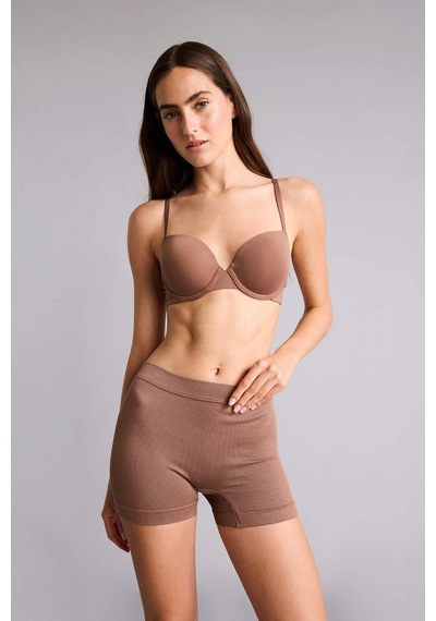 Defacto Fitilli Elastik Bel Kahverengi Seamless Boxer I0628ax26hsbn341 Kahve-bn341