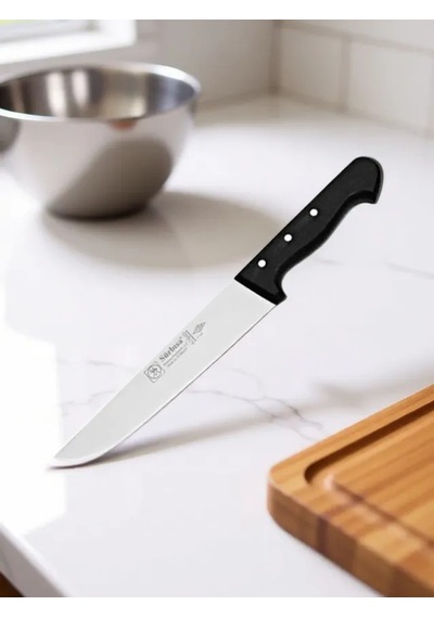 Sürmene Kasap Bıçağı Pimli Sap 28 Cm Kelle Kuşbaşı Kesim Kemik Sıyırma Doğrama Bıçağı Sürbisa 61040