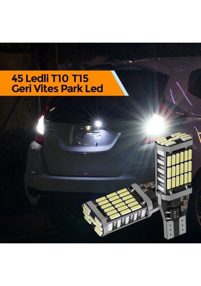 Goodpag T10 T15 Park Led Geri Vites 45 Led Çok Güçlü Beyaz Işık Ottoman