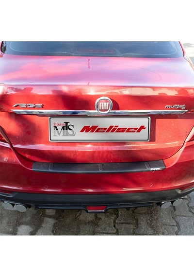 Fiat Egea Arka Tampon Eşiği Koruma Mat Siyah 2015 Ve Sonrası