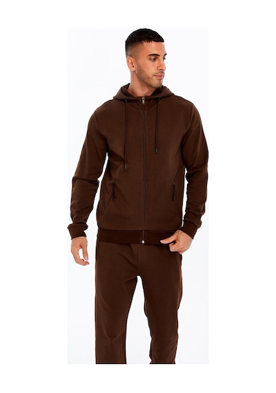 AR-MA Arma Erkek Slim Fit Interlok Kapüşonlu Sweatshirt Yandan Gizli Fermuarlı Cepli K30324989702 Kahverengi AR-MA Arma Erkek Slim Fit Interlok Kapüşonlu Sweatshirt Yandan Gizli Fermuarlı Cepli K30324989702 Kahverengi