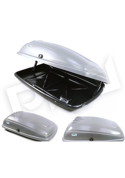 Arac Ustu Tabut Bagaj 350 Lt Grı 135x85x40 Cm