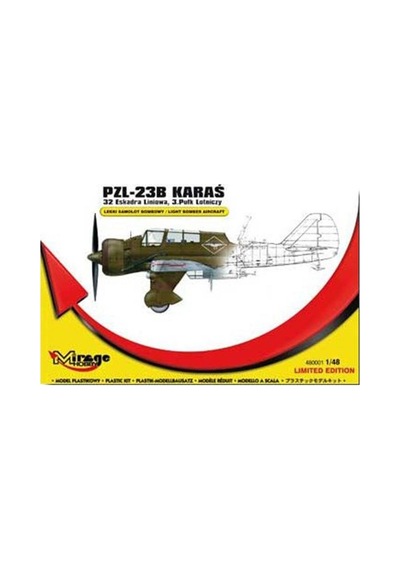 1/48 Pzl23b Karas Recon. Bomber 32th Line F Maketi, Mirage 480001