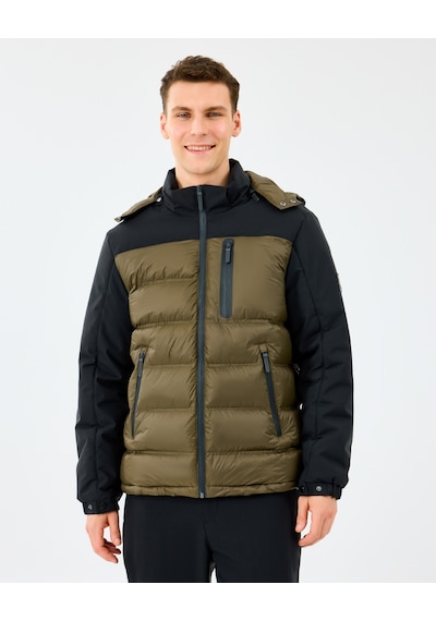 Skechers M Padded Jacket Erkek Siyah Mont S242033-3817 Siyah