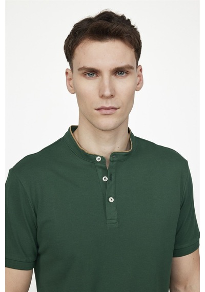 Tudors Erkek Slim Fit Dar Kesim Düz Pike Yeşil Hakim Yaka Tişört-27219-Yesıl Yeşil Tudors Erkek Slim Fit Dar Kesim Düz Pike Yeşil Hakim Yaka Tişört-27219-Yesıl Yeşil