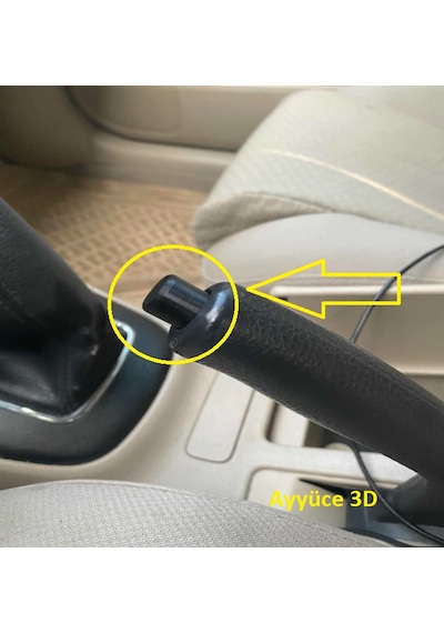 Ayyüce 3d, Toyota Uyumlu Avensis T25 El Freni Düğmesi, Siyah