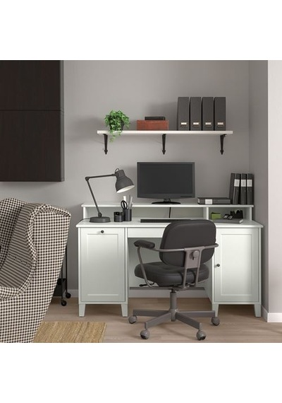 Ikea Idanäs Çalışma Masası Ek Ünite, Beyaz, 152x30 Cm Ikea Idanäs Çalışma Masası Ek Ünite, Beyaz, 152x30 Cm