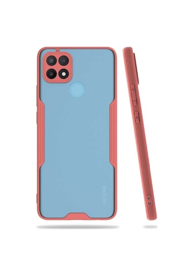 Oppo A15 Kilif Kamera Korumali Colorful Kapak 502111032