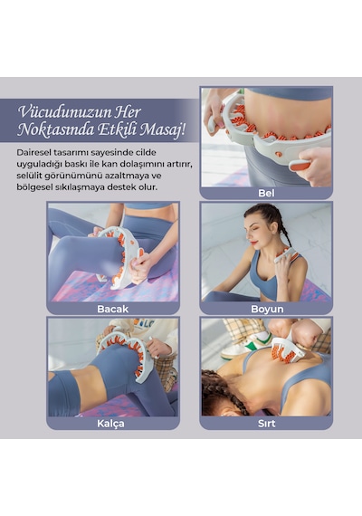 Relaxus  Etkili 3 Parçalı Çok Fonksiyonlu Masaj Al...