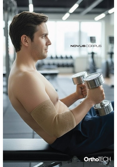 2'li Ortopedik Spor Dirseklik Unisex Elbow Sleeve Spor Antrenman Destek Koşu Gym Fitness Dirseklik