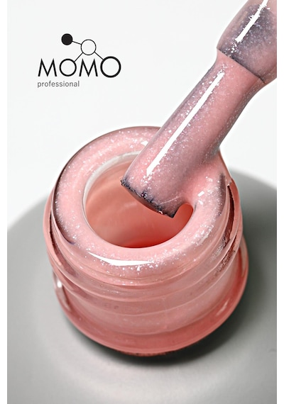 Momo Professional Kalıcı Oje S008 Simli Açık Yavruağzı 14 Ml