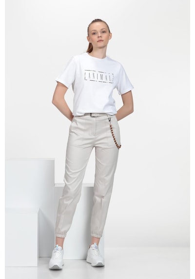Jogger Pantolon Beyaz