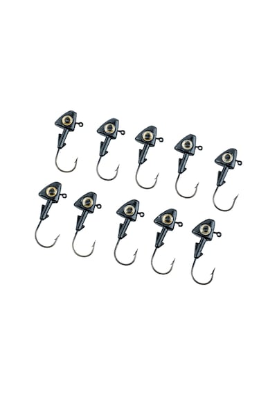 Jighead - Zoka - Kurşunlu Olta İğnesi - Xh-a 07 - Siyah - 8 Gr - 10 Adet