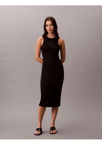 Calvin Klein Kolsuz Monologo 2x2 Bebek Fitilli Midi Kadın Siyah Elbise Lv047f242g-ub1 Siyah Calvin Klein Kolsuz Monologo 2x2 Bebek Fitilli Midi Kadın Siyah Elbise Lv047f242g-ub1 Siyah