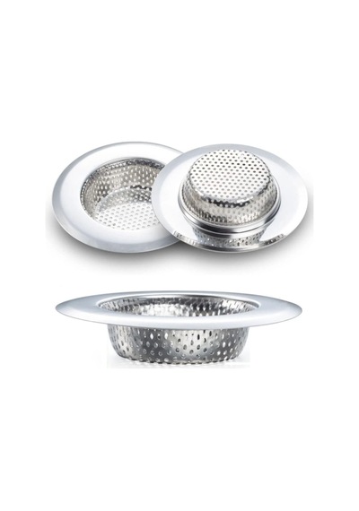Paslanmaz Çelik Lavabo Süzgeci, 11.5 Cm, Büyük Boy, Evye Süzgeci,