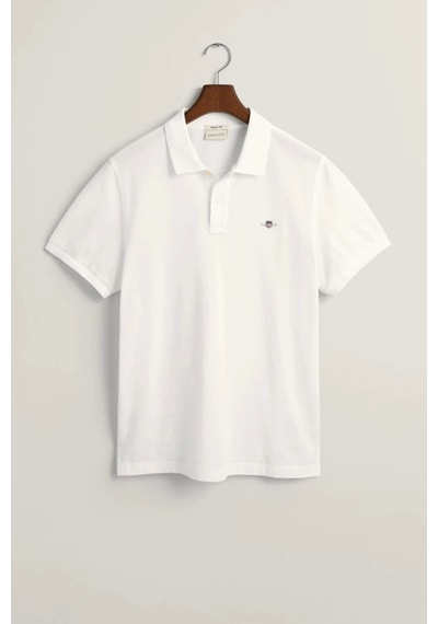 Gant Erkek Beyaz Regular Fit Logolu Polo Xxl Beyaz
