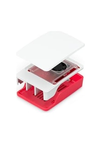 Raspberry Pi 5 İçin Resmi Gövde, Kırmızı/beyaz