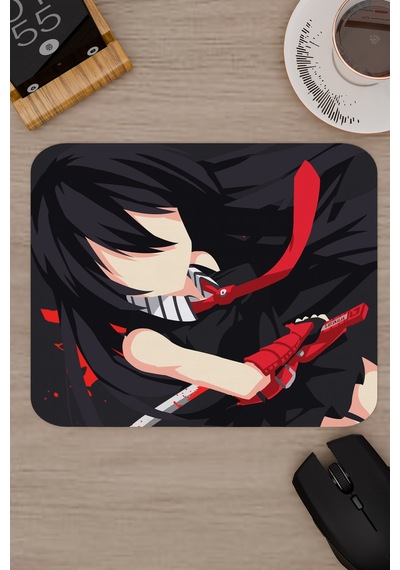 Akame Ga Kill Anime V5 - 22x18 Gaming Kauçuk Kaymaz Taban Mouse Pad Fare Altlığı