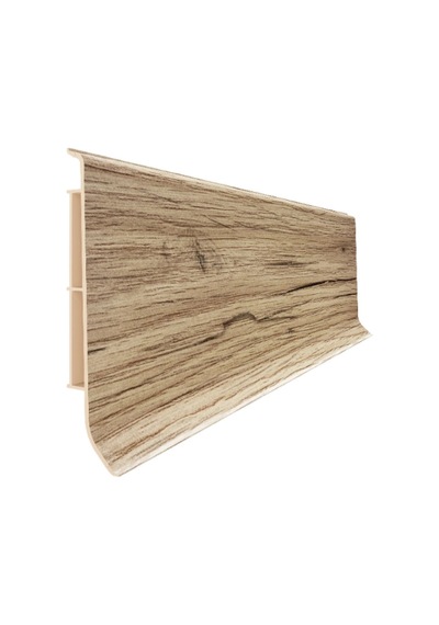 Vilo Linela 402 Wellington Oak Pvc Süpürgelik 2m Usta Gerektirmeyen Montaj - Suya Ve Neme Dayanıklı