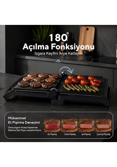 Kumtel TTM-10 2000 W Dijital Tost Ve Izgara Makinesi
