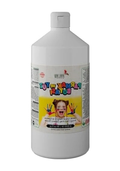 Uzun Süre Kullanılabilir Beyaz Parmak Boyası 1000 Gr 0.2 L