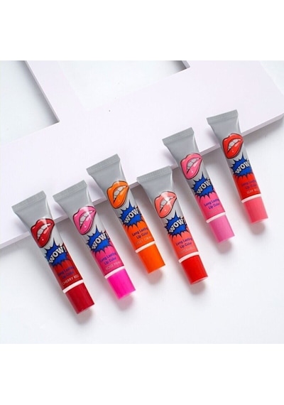 Wow Long Lasting Lip Color Kalıcı Soyulabilir Ruj 6'lı