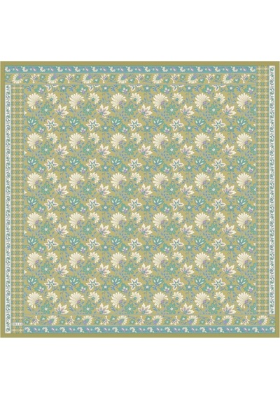 Belli İpek Eşarp - 4314-83 Yeşil Twill