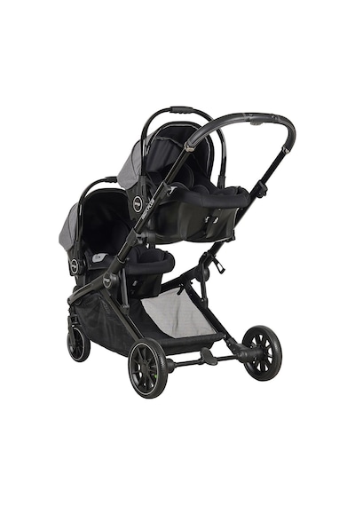 Prego İbiza Plus Travel Sistem İkiz Bebek Arabası 2223 Gri