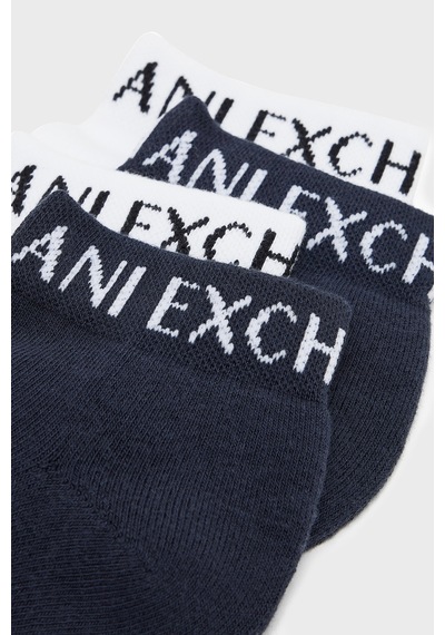 Armani Exchange Erkek Çorap 956013 Cc406 01538 Beyaz - Lacivert