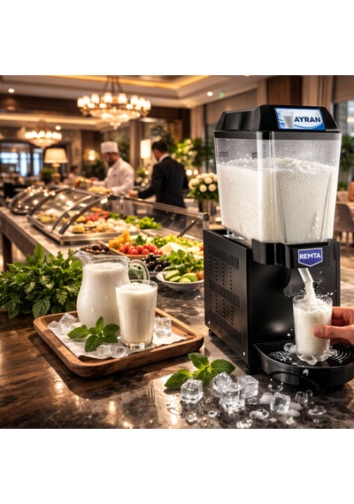 Remta 20 Litre Tekli Ayran Soğutucu Siyah - St11