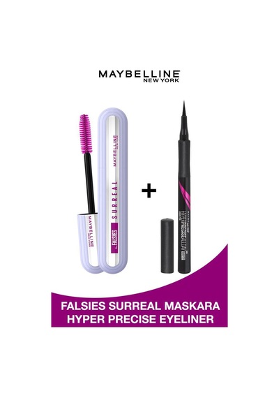 Falsies Surreal Maskara & Hyper Precise All Day Eyeliner - 701 Matte Onyx - Mat Siyah pktflssrrlhyprprs-9609 0