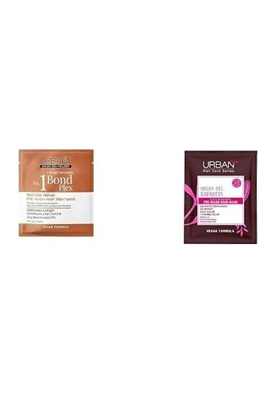 No.1 Bond Plex Yıpranma Karşıtı Duş Öncesi Saç Bakım Maskesi 50 Ml- Vegan Ve Urban Care Argan Yağı &amp Kerat