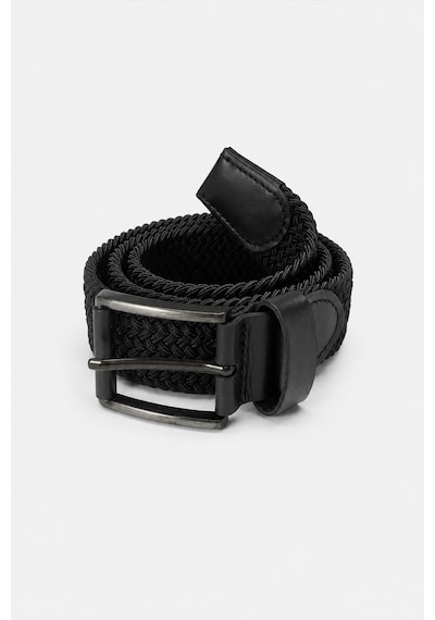 Morven Erkek Siyah Casual Lastikli Örgü Kemer 24ys006001001 Siyah