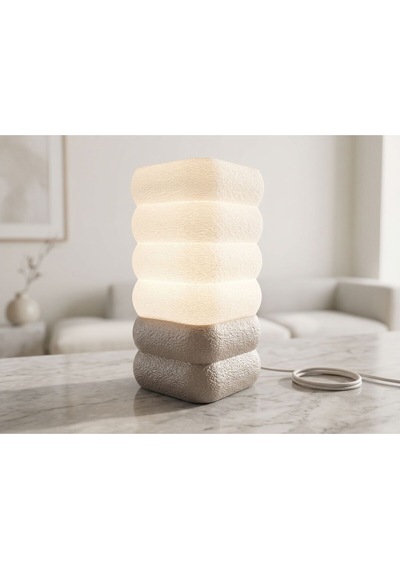 Vela Model - Led Abajur - Masa Lambası - Usb 5v İle Çalışır - Slim Led Aydınlatması Dahildir - Dekoratif Lamba - Renk Seçenekli Çok Renkli