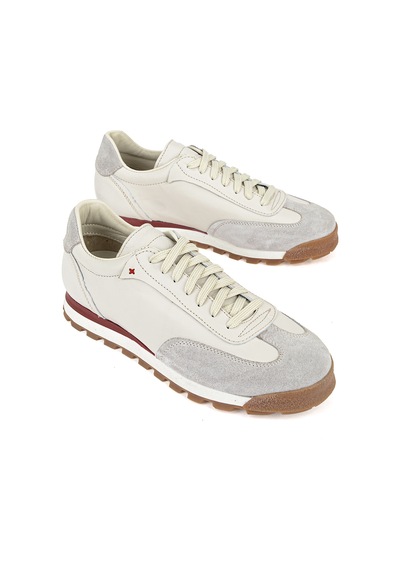 Ziya Erkek Hakiki Deri Sneaker 1611026z1020 Kırık Beyaz 1611026z1020 824 40
