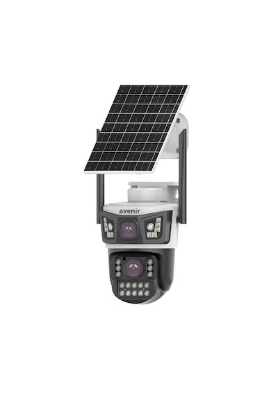 Av-s425 4mp 2 Kameralı Solar Ptz 4g Sim Kartlı Kamera