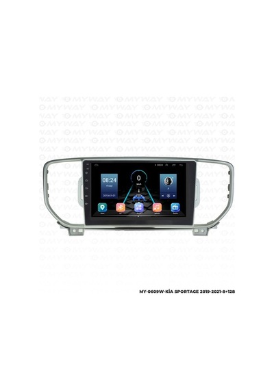 Myway Kia Sportage Android Multimedya Carplay Navigasyon Ekran - 8gb Ram+128 Gb Hdd - Myway 9"