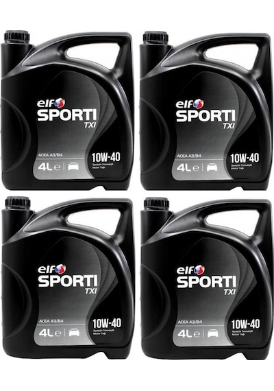 Elf Sporti Txi 10W-40 Acea A3/B4 Sentetik Motor Yağı 4 x 4 L