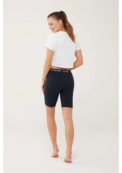 U.S. Polo Assn. U.s Polo Kadın Kısa Tayt 16607 Lacivert