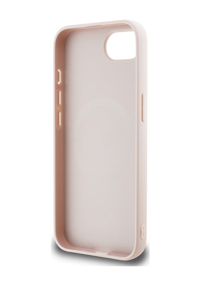 Apple iPhone 16e Uyumlu Kılıf Guess Lisanslı 4g Desenli Script Metal Logolu Kapak Pembe