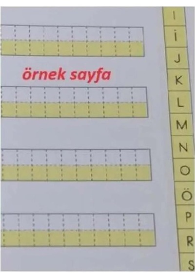 Kılavuz Dik Çizgili Güzel Yazı Defteri A4 Büyük Boy Fatih Jumbo Kurşun Kalem Sınav Silgisi Kalemtraş Yeni Müfredat