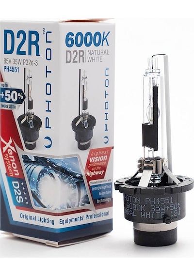 Photon D2R 6000K +%50 Fazla Işık Xenon Ampul