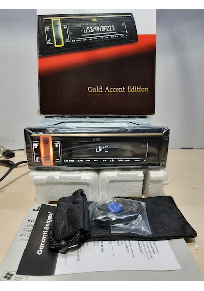 Jvc Kd-x168m-usb-mp3-aux-3 Anfi Çıkışlı-renk Değiştiren Tuşlar-profesyonel Oto Teyp