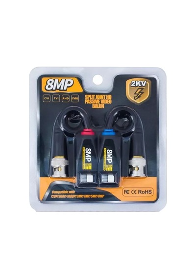Sh Powermaster 8mp 1080p 2kv 250-400 Metre Hd-tvı-cvı-ahd-cvbs Hd Video Balun Pm-3889 Najmaddin