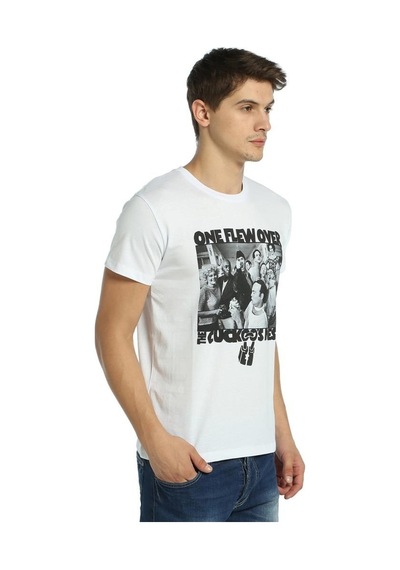 Bant Giyim - Guguk Kuşu Film Beyaz Erkek T-Shirt Tişört