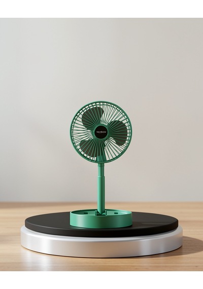 Katlanabilir Şarjlı Mini Fan, 3 Hız Ayarlı Taşınabilir