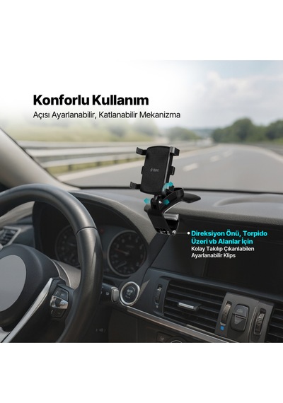 Ttec FlexGrip 2TT42 Araç İçi Telefon Tutucu
