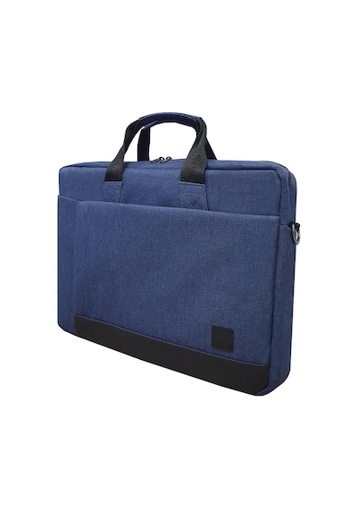 Gbmotion 3 Bölmeli Evrak Laptop El Omuz Çantası 17,3 İnç Lacivert