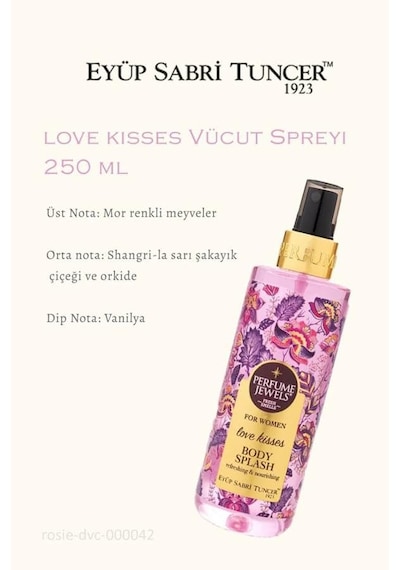 Ve Şampuan Frambuazlı Pure Krem Ve Vücut Spreyi Kisses Ve Rosie Diğer